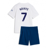 Manchester City Iliman Ndiaye #7 Tredje Tröja Barn 2026-27 Kortärmad (+ Korta byxor)